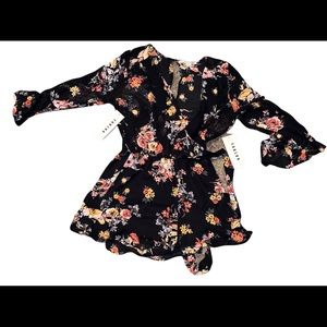 Favlux Romper  black floral